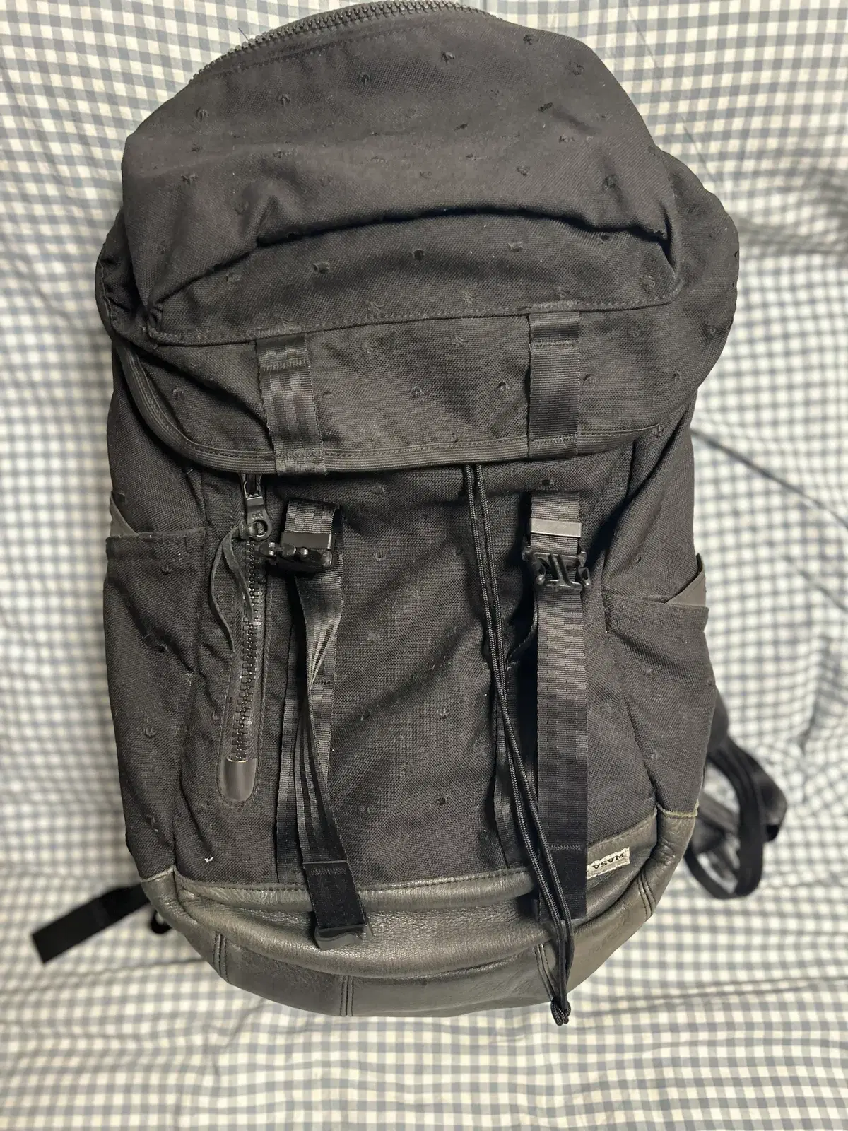 VISVIM 올드비즈빔 소프넷콜라보 발리스틱 올블랙 백팩 25L | 브랜드